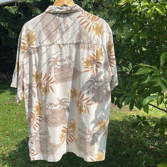100% Silk Hawaiian Top ~ XL - Picture 6 of 10